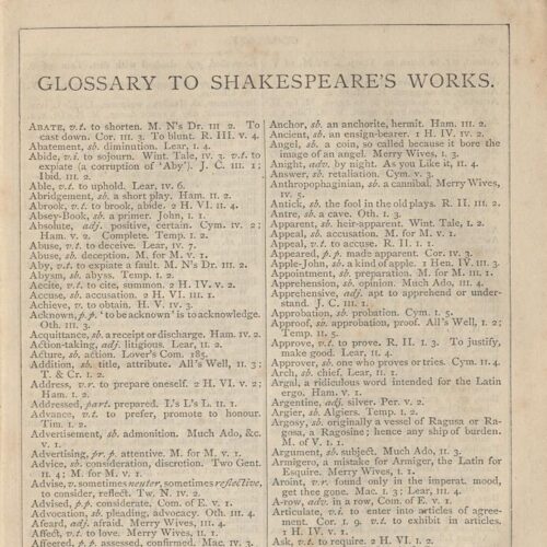 18 x 12 cm; 2 s.p. + VIII p. + 1075 p. + 7 s.p., l. 1 handwritten note in Gothic writing in black ink on verso, p. [I] half-t